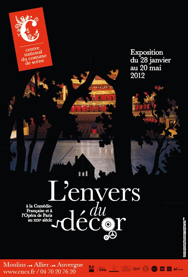 Affiche "L’Envers du décor à la Comédie-Française et à l’Opéra national de Paris"