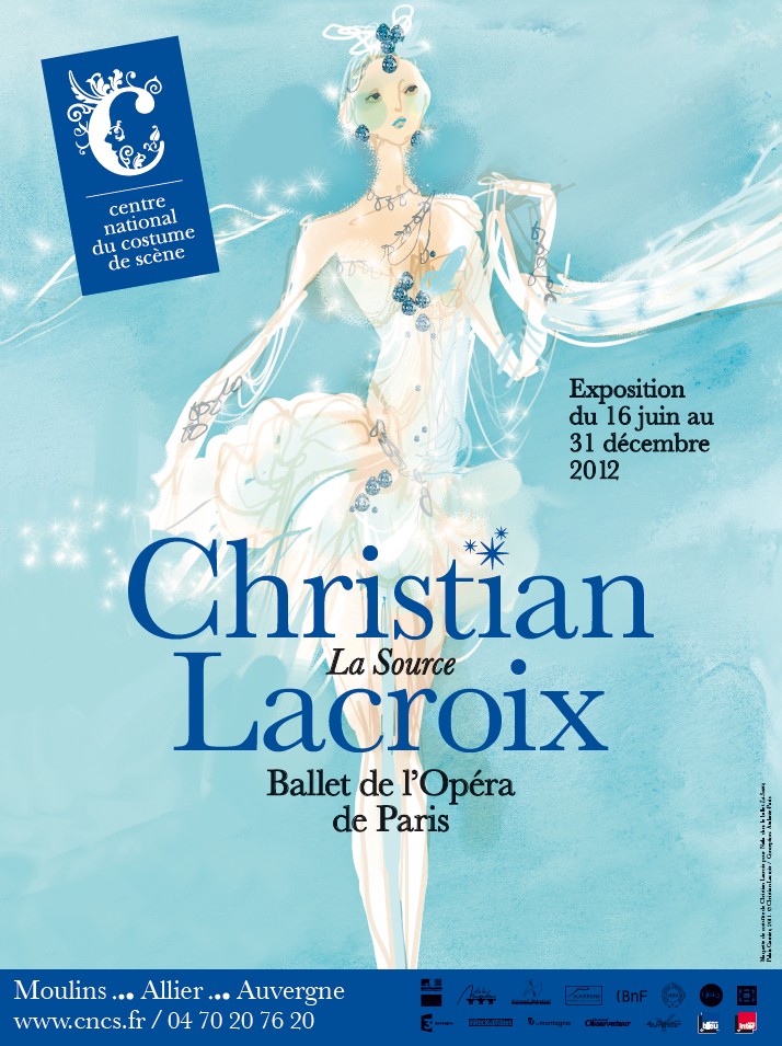 Affiche "Christian Lacroix, La Source et le Ballet de l’Opéra de Paris"