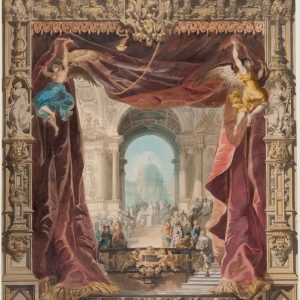 Reproduction «Rideau de manœuvre, draperies d’avant scène»