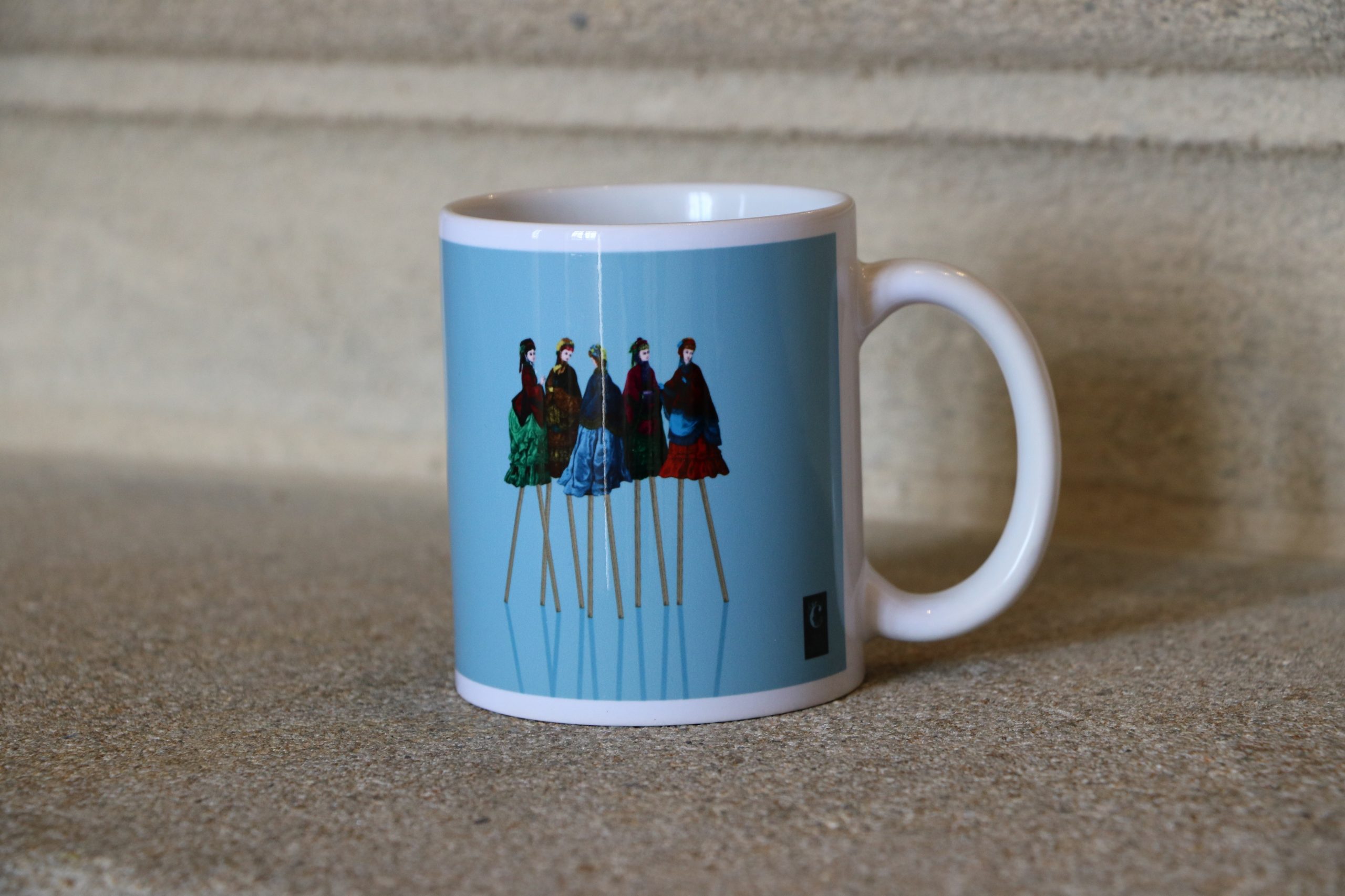 Mug Gangzaï Partie d'échasses