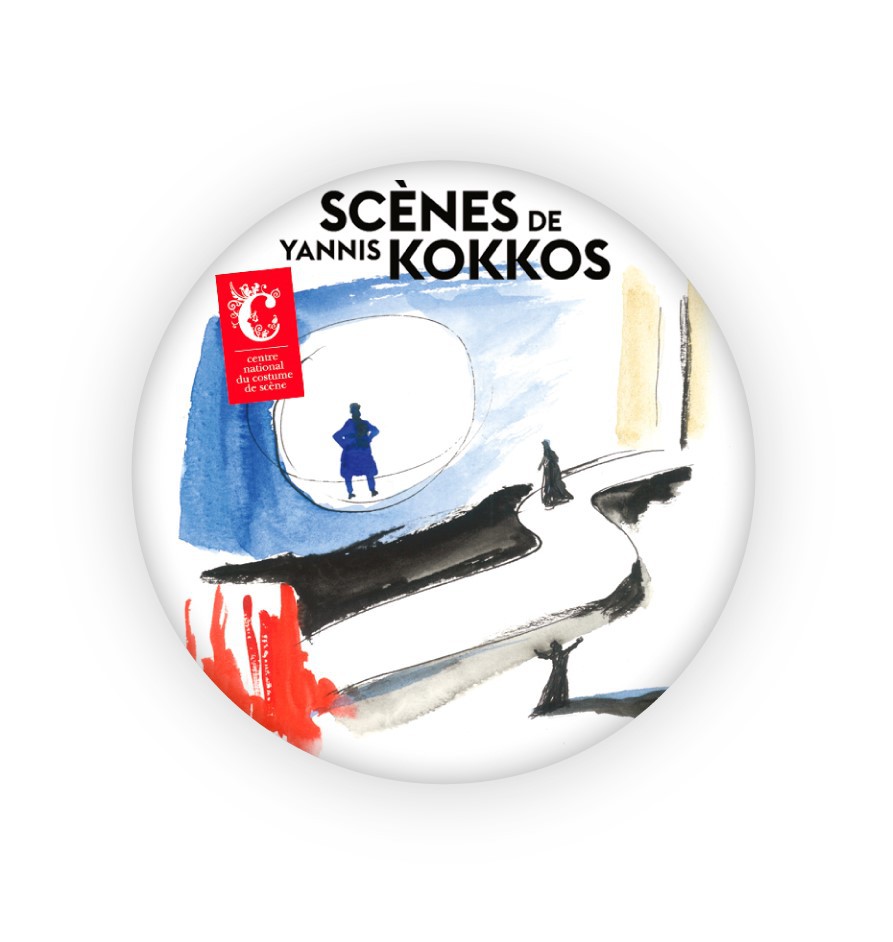 Badge aimanté "Scènes de Yannis Kokkos"