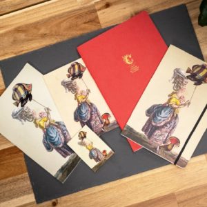 Carnet avec élastique - création M. Christian Lacroix